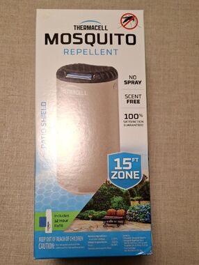 New Thermacell Mosquito Repellent Patio Shield